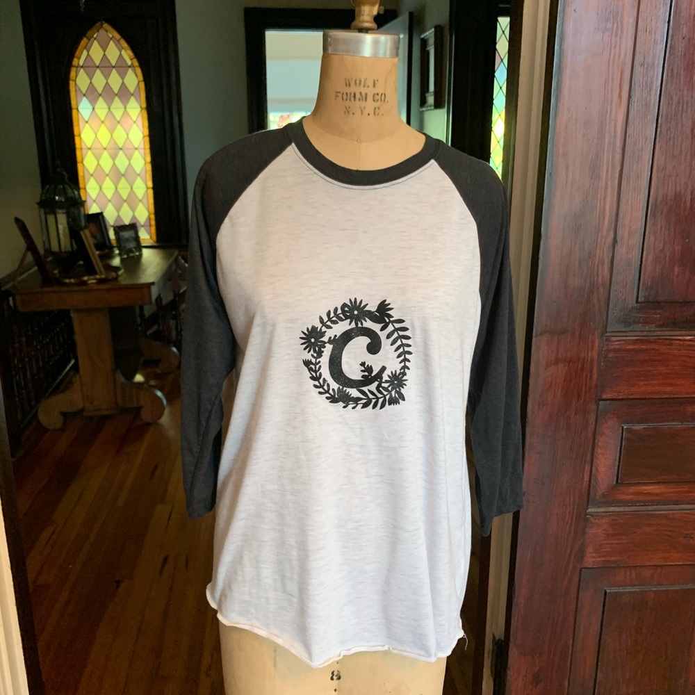 Monogrammed or Initial C T-shirt Medium EUC
